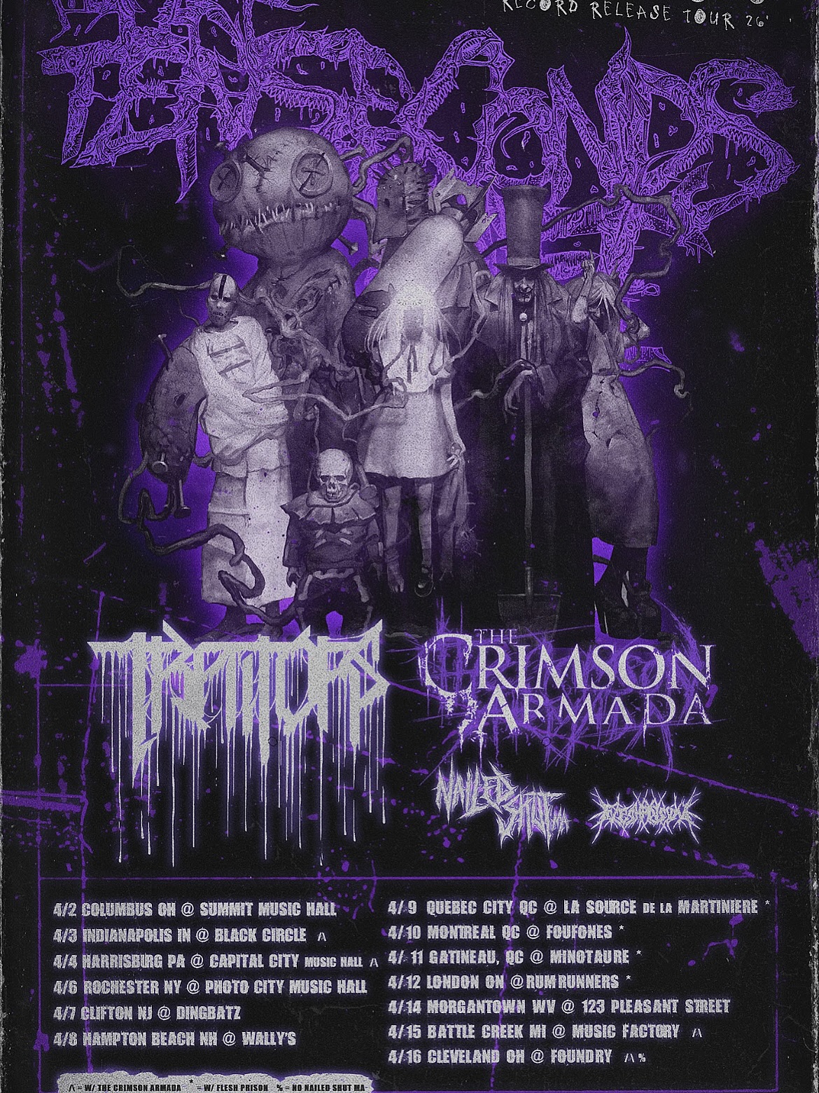 Traitors Rise of the Bull Tour Poster 2026